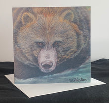 Load image into Gallery viewer, &#39;Grizz&#39; 5.5&quot; X 5.5&quot; Card
